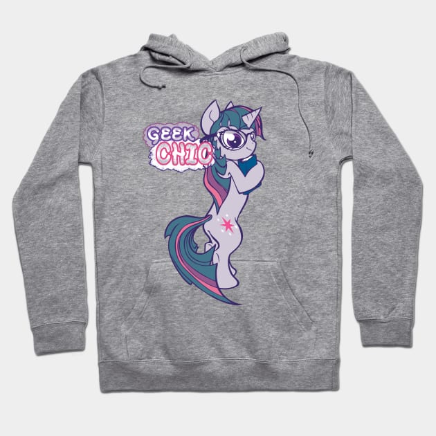 Geek Chic Sparkle Hoodie by OpalleneDreams